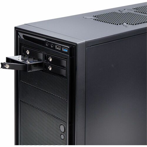 FOND DE PANIER 4 BAIES POUR BOÎTIER RACK MOBILE SSD U.2 AVEC CÂBLES