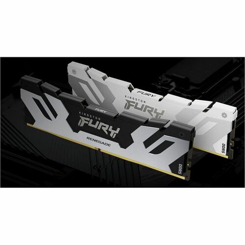 Memoria DIMM DDR5 CL38 de 16 GB y 7600 MT/S FURY RENEGADE PLATA XMP