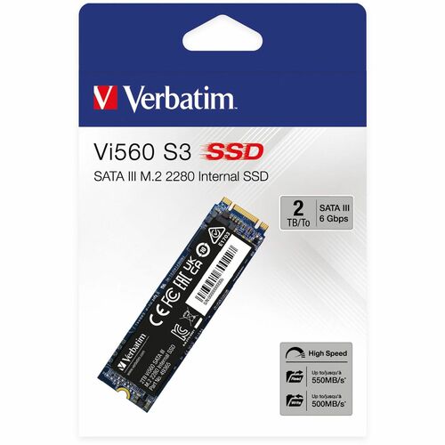 VERBATIM 2TB VI560 SSD MULTI 2 INTERNAL SATA III M.2 2280