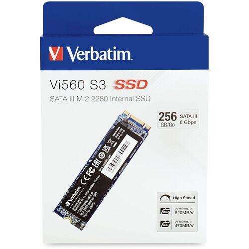 VERBATIM 256GB VI560 SSD ERNAL SATA III M.2 2280 SSD MULTI 2