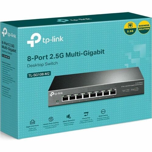 CONMUTADOR DE ESCRITORIO MULTIGIGABIT DE 8 PUERTOS Y 2,5 G