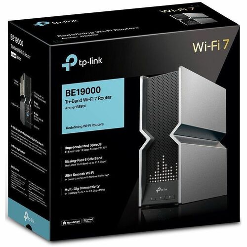 Routeur Wi-Fi 7 tri-bande BE19000 1 376 Mo à 2,4 GHz + 5 760 Mo/s à 5 GHz