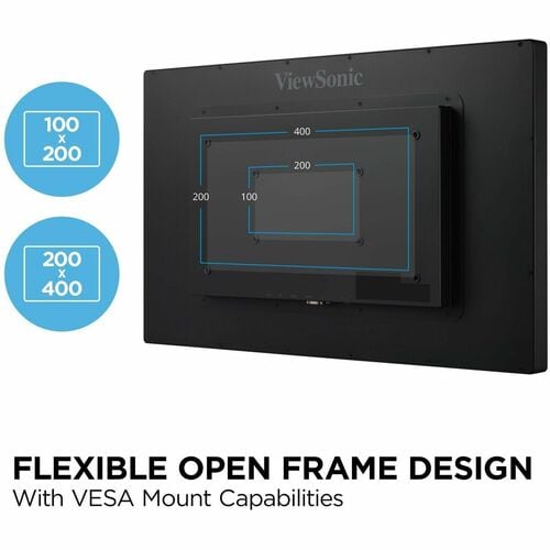 Moniteur tactile LED à cadre ouvert ViewSonic TD3207 de 32 pouces - 16:9
