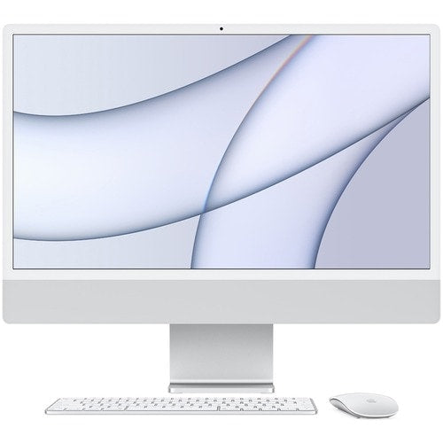Apple IMAC 24 pulgadas M3, CPU 8C, GPU 10C, SSD de 256 GB, color plata (MQRJ3LL/A)