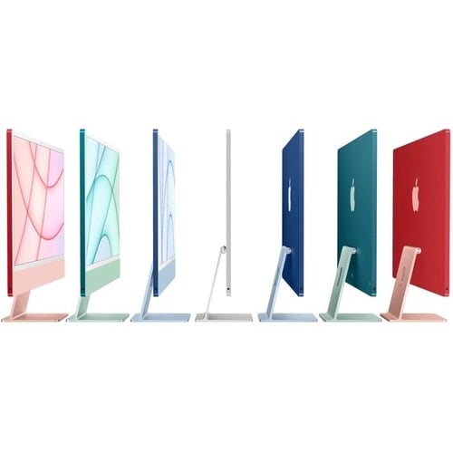 Apple IMAC 24 pulgadas M3, CPU 8C, GPU 10C, SSD de 256 GB, color plata (MQRJ3LL/A)