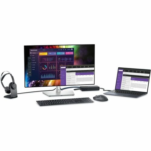 Monitor LED Dell UltraSharp U2724D de 27" WQHD - 16:9 - Plata platino