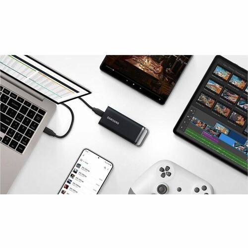 USB 3.2 GEN. 1 T5 EVO 8TB PORTABLE SSD - BLACK MULTI 5
