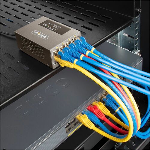 INYECTOR POE+/POE++ DE 4 PUERTOS MULTIGIGABIT ETHERNET 5/2.5G
