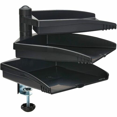 PORTE-DOCUMENTS À 3 PLATEAUX AVEC PINCE DE BUREAU