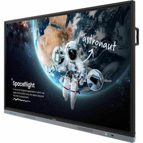 BENQ 65IN INTERACTIVE FLAT PANE BLACK 3840X2160 LAN HDMI VGA DP