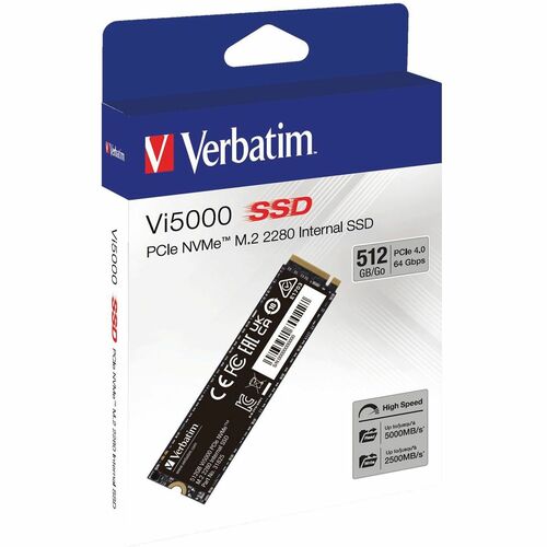VERBATIM 512GB VI5000 SSD MULTI 2 INTERNAL PCIE NVME M.2 SSD