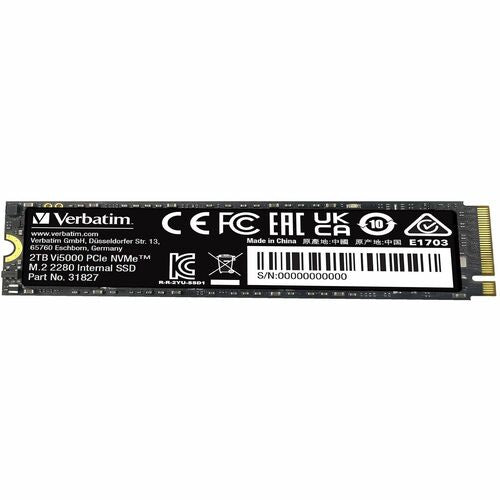 VERBATIM 2TB VI5000 SSD MULTI 2 INTERNAL PCIE NVME M.2 SSD
