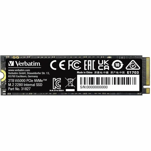 VERBATIM 2TB VI5000 SSD MULTI 2 INTERNAL PCIE NVME M.2 SSD