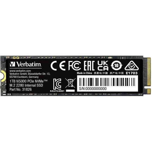 VERBATIM 1TB VI5000 SSD MULTI 2 INTERNAL PCIE NVME M.2 SSD