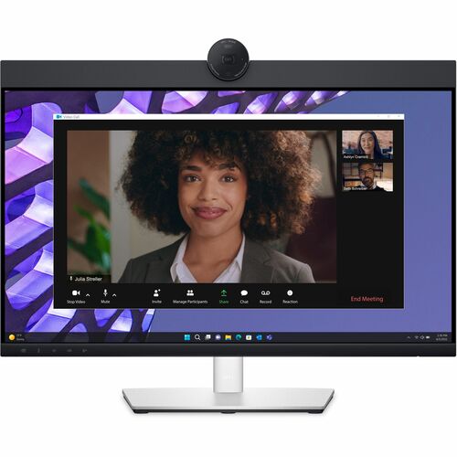 Monitor LED Full HD Dell P2424HEB de 24" con cámara web - 16:9 - Negro, plateado