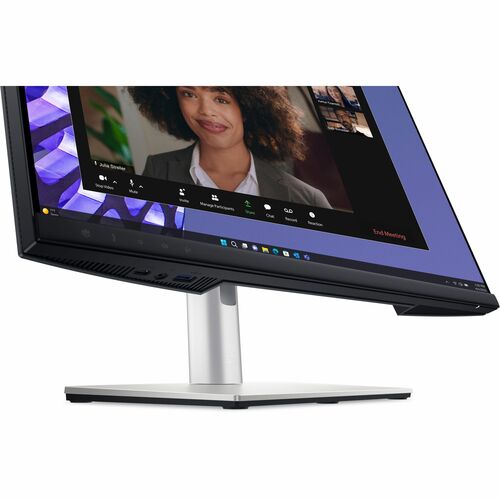 Monitor LED Full HD Dell P2424HEB de 24" con cámara web - 16:9 - Negro, plateado