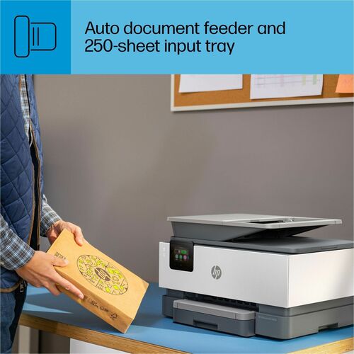 Impresora de inyección de tinta transparente OfficeJet Pro 9125E, color P/S/C/F, alimentador automático de documentos (ADF), USB, WL 1200 x 1200