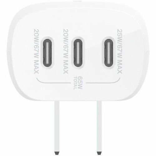 Belkin 67W Portable 3-Port USB-C Wall Charger