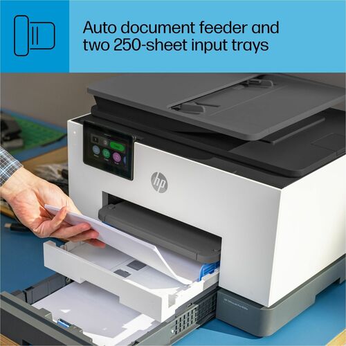 Impresora de inyección de tinta OfficeJet Pro 9135E transparente, color P/S/C/F, ENET, USB, WL, 1200 x 1200, 512 MB