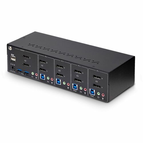 COMMUTATEUR KVM 4 PORTS 4K 60 Hz DOUBLE ÉCRAN DISPLAYPORT KVM