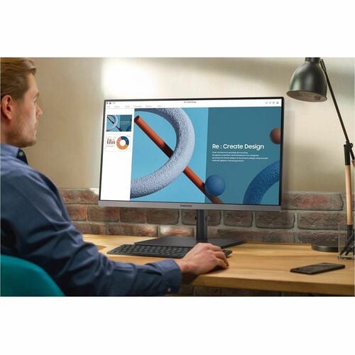 Samsung Essential S27C432GAN 27\" Class Full HD LED Monitor - 16:9 - Black