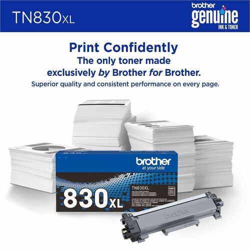 CARTOUCHE DE TONER NOIR BROTHER AUTHENTIQUE À HAUTE CAPACITÉ