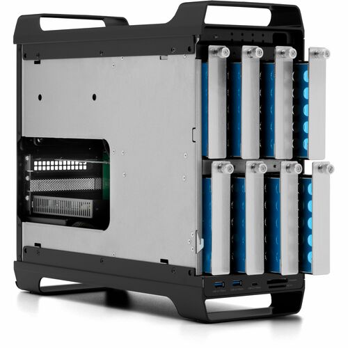 144,0 To (4 SSD NVME de 8,0 To, 7 disques durs de 16,0 To) THUNDERBAY FLEX 8