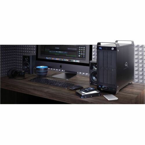 128.0TB (8X16.0TB HDD) THUNDERBAY FLEX 8 THUNDERBOLT 3