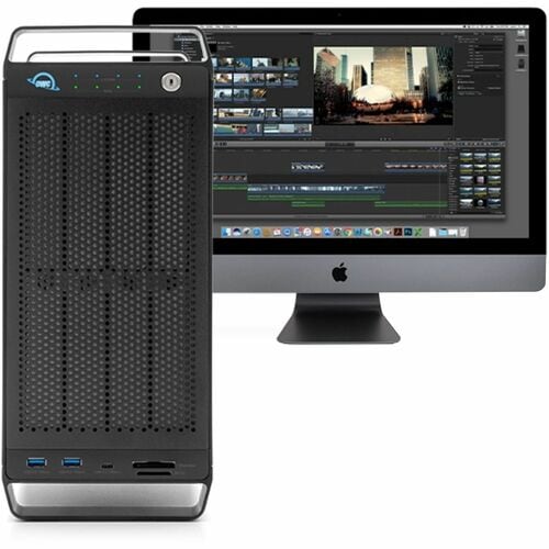 128.0TB (4X4.0TB NVME SSD 7X16.0TB HDD) THUNDERBAY FLEX 8