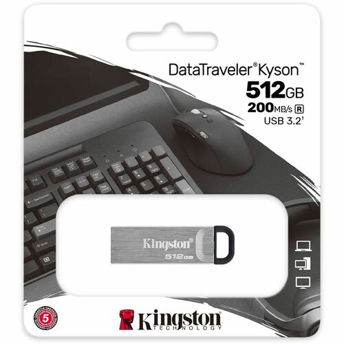 512GB USB3.2 DATATRAVELER KYSON 200MB/S METAL GEN 1