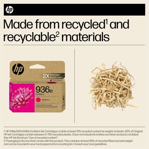 Cartucho de tinta de inyección de tinta original HP EvoMore 936e de alto rendimiento - M
