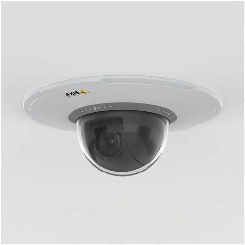 Cámara de red AXIS AXIS M5526-E de 4 megapíxeles para interiores y exteriores - Color - Domo - Blanca