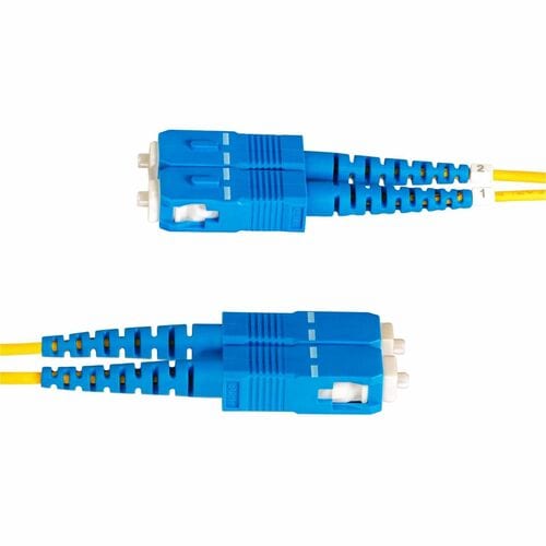 StarTech.com 10m (32.8ft) LC to SC (UPC) OS2 Single Mode Duplex Fiber Optic Cable