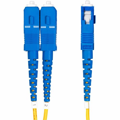 StarTech.com 10m (32.8ft) LC to SC (UPC) OS2 Single Mode Duplex Fiber Optic Cable