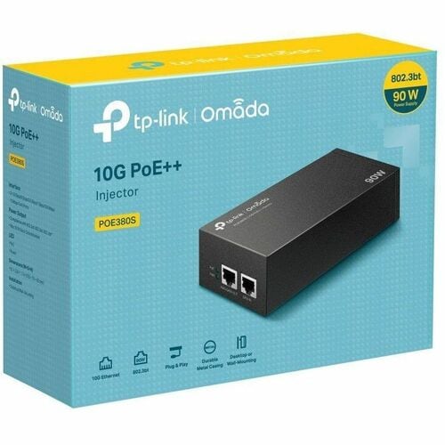 Adaptateur OMADA 10G POE + INJECTEUR 1 port 10 Gbit/s POE NON POE