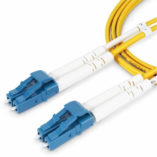Cable de fibra óptica dúplex monomodo OS2 LC a LC (UPC) de StarTech.com de 10 m (32,8 pies)