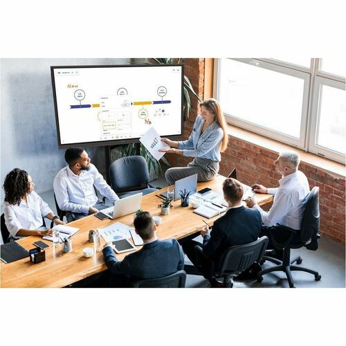75IN INTERACTIVE 4K UHD FLAT PANEL. COLLABORATIVE WHITEBOARD