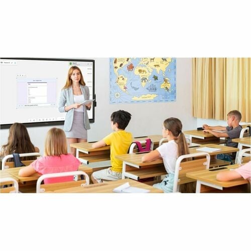 75IN INTERACTIVE 4K UHD FLAT PANEL. COLLABORATIVE WHITEBOARD