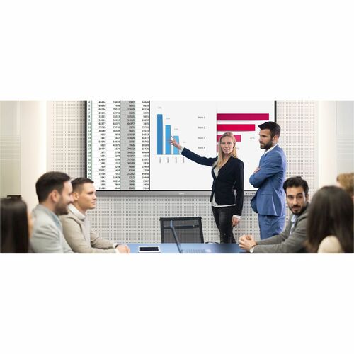 75IN INTERACTIVE 4K UHD FLAT PANEL. COLLABORATIVE WHITEBOARD