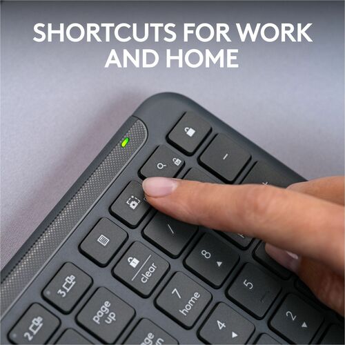Clavier Logitech Signature Slim K950 - Connectivité sans fil - Bluetooth