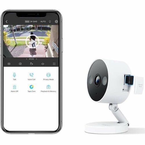 Tapo C120 4 Megapixel Indoor/Outdoor 2K Network Camera - Color - 30 ft (9.14 m)