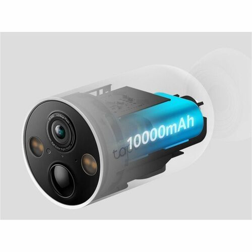 Cámara de red Tapo C425 de 4 megapíxeles para interiores y exteriores, resolución 2K, color, 30 m