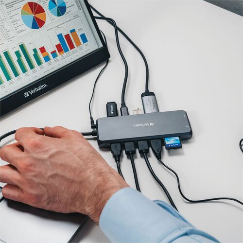 Hub multiport Verbatim USB-C Pro CMH 14 - 14 ports