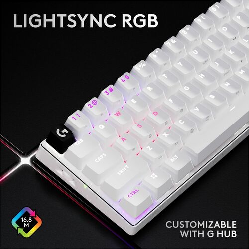TECLADO INALÁMBRICO PARA JUEGOS PRO X60 LIGHTSPEED TÁCTIL NEGRO MULTI 4
