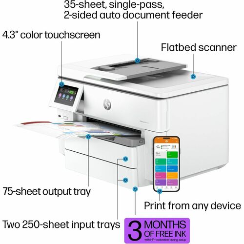 IMPRESORA AIO HP OFFICEJET PRO 9730E WF EE. UU./CANADÁ INGLÉS FRANCÉS AN