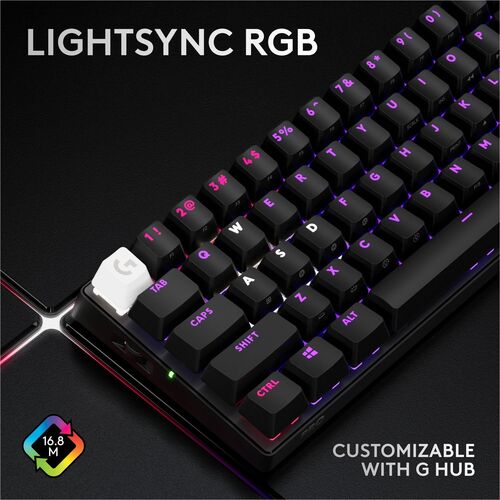 Clavier de jeu sans fil tactile Pro X60 Lightspeed Noir Multi 4