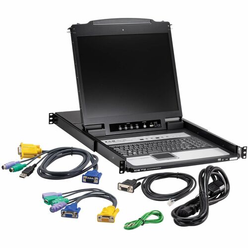 Conmutador KVM de 16 puertos 1U Tripp Lite by Eaton B020-U16-19-IPG - 16 computadoras