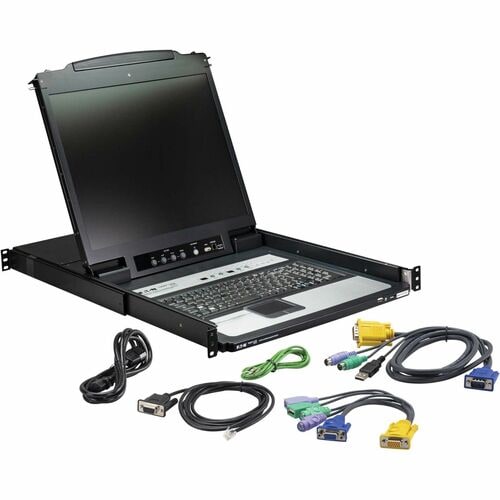 Conmutador KVM de 16 puertos 1U Tripp Lite by Eaton B020-U16-19-KF - 16 computadoras
