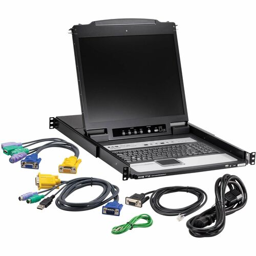 Conmutador KVM de 16 puertos 1U Tripp Lite by Eaton B020-U16-19-IPF - 16 computadoras