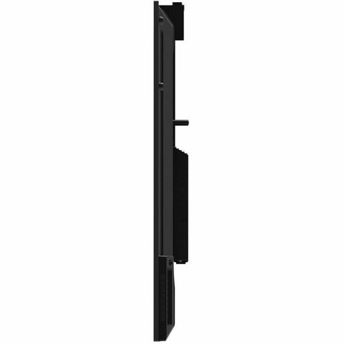 Écran plat professionnel 4K UHD 75 pouces. Support multimédia intégré.